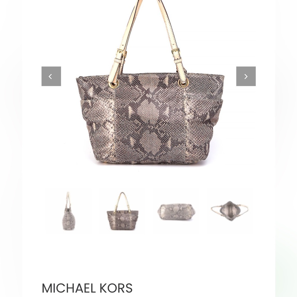Michael Kors - vintage snakeskin satchel - Picture 3 of 15